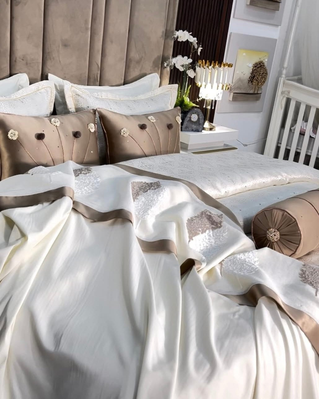 Cache couette de luxe