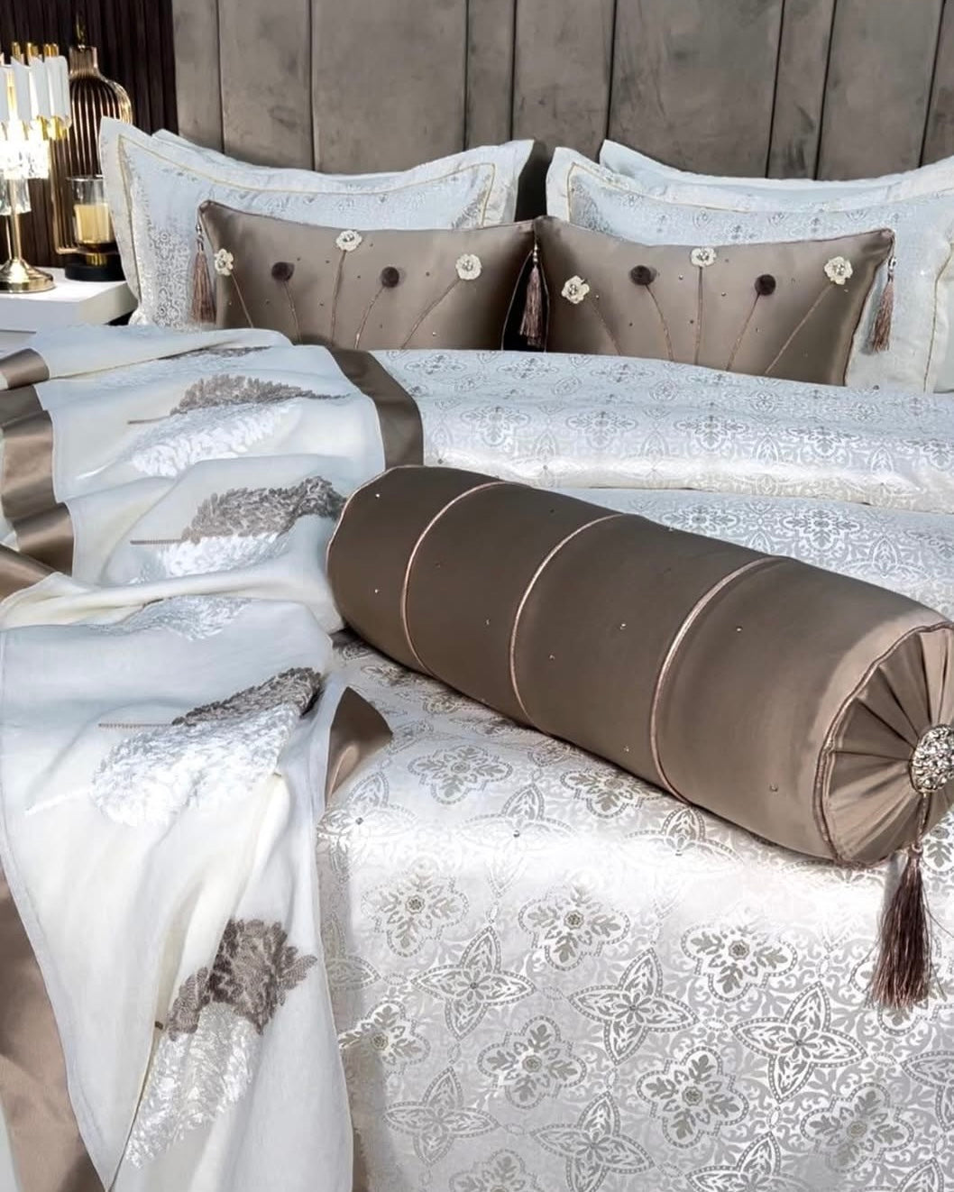 Cache couette de luxe