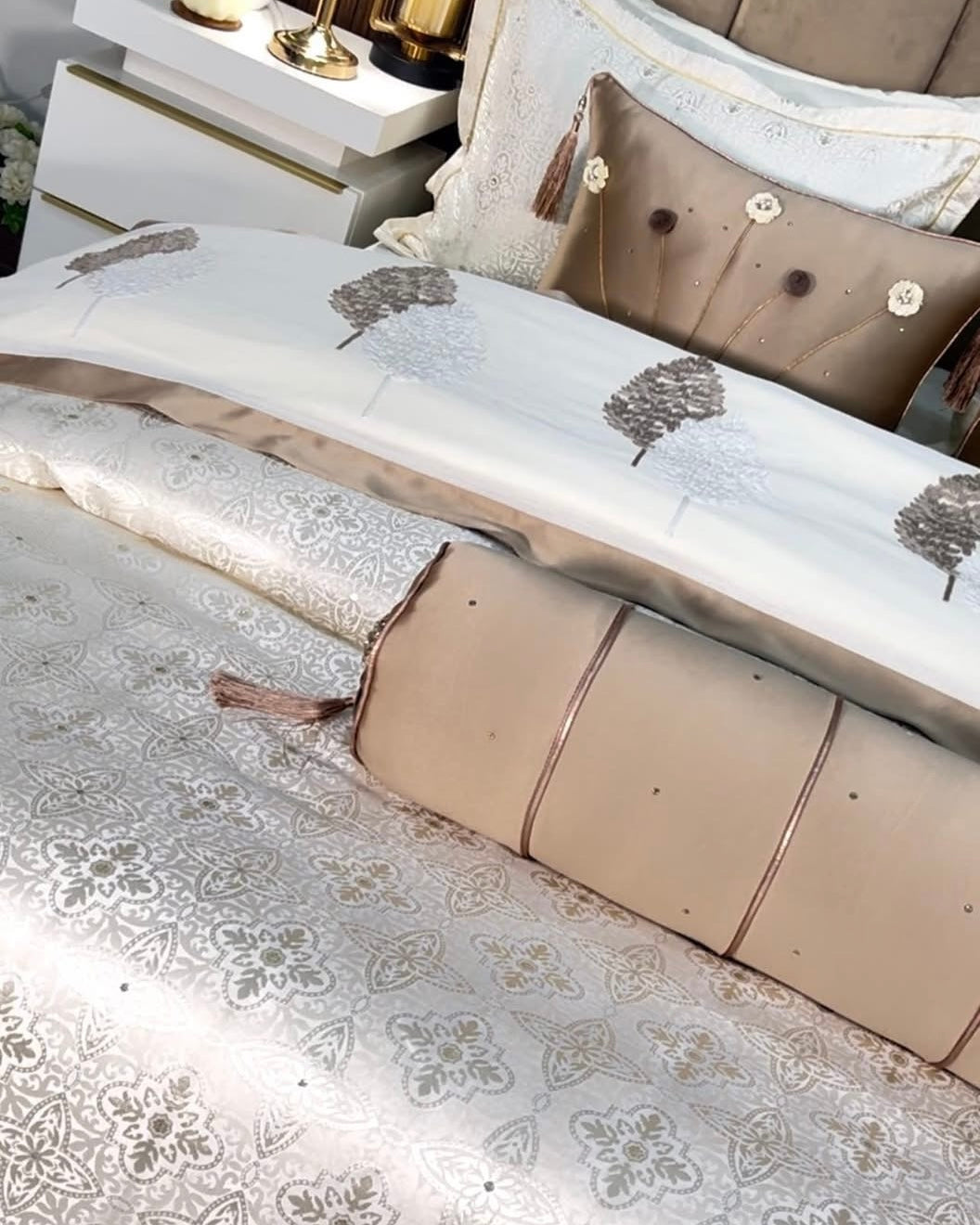 Cache couette de luxe