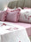Parure de draps rose