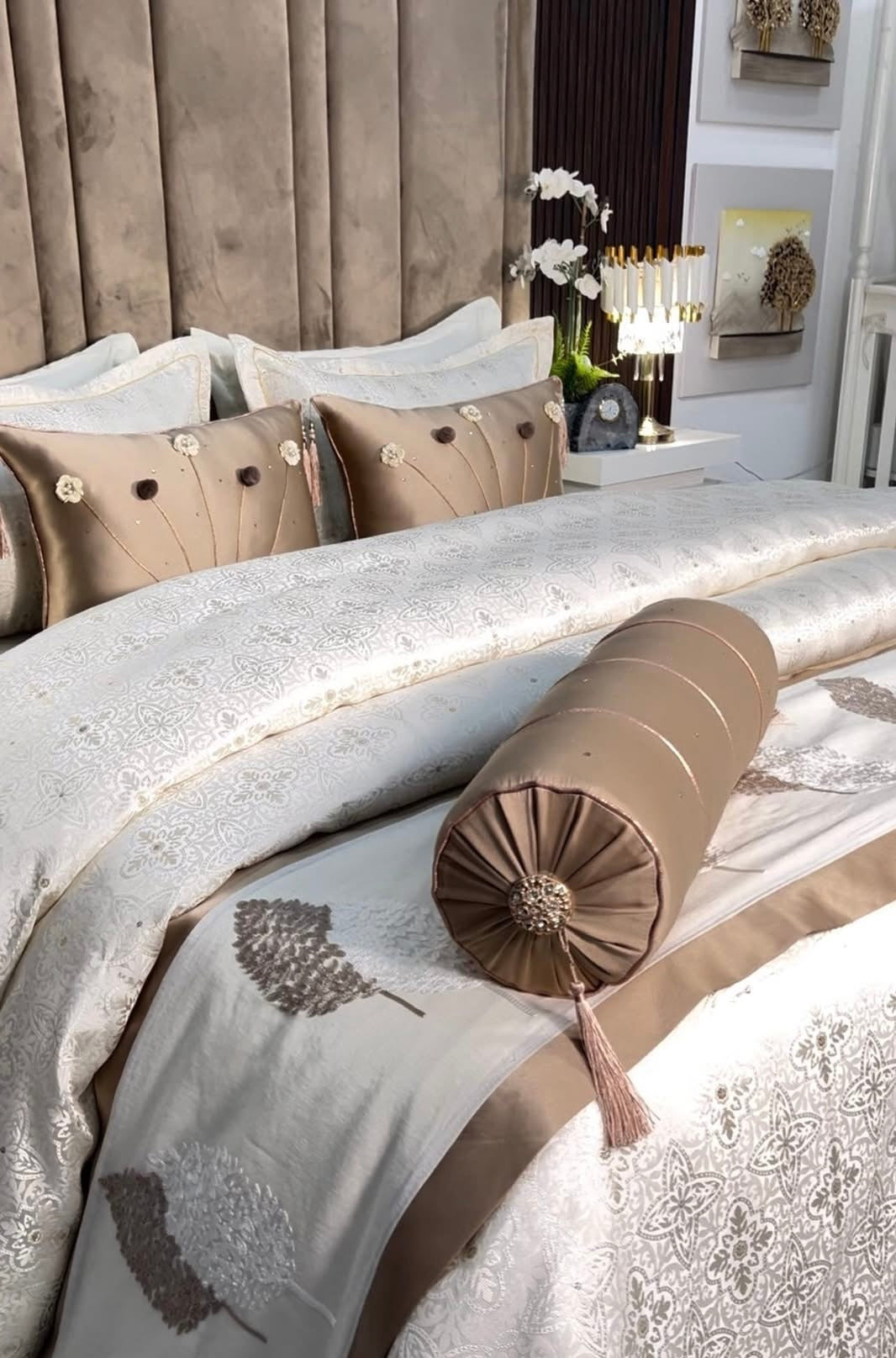 Cache couette de luxe