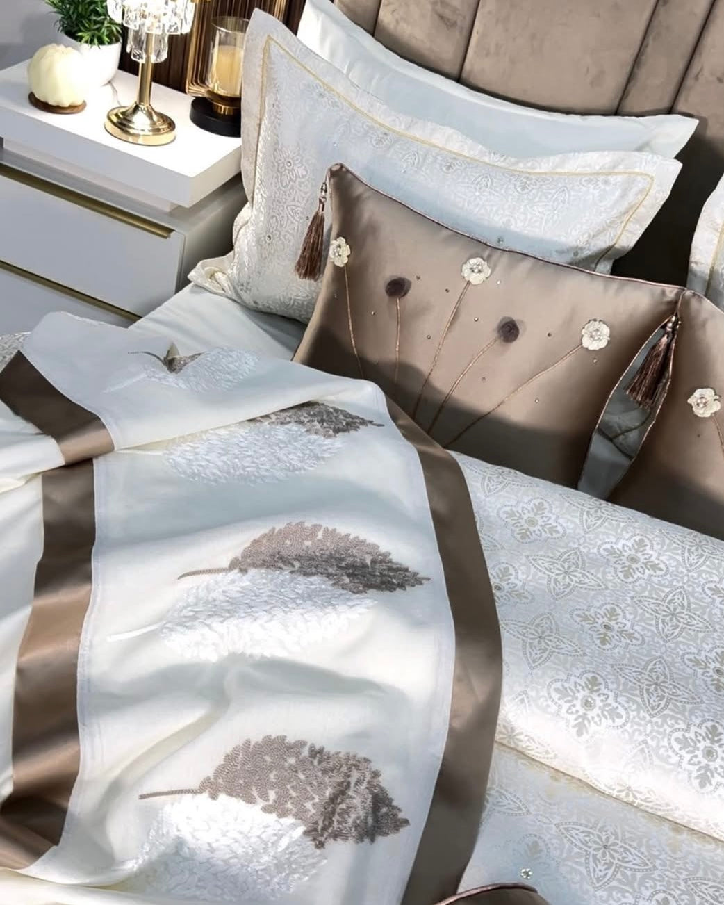 Cache couette de luxe