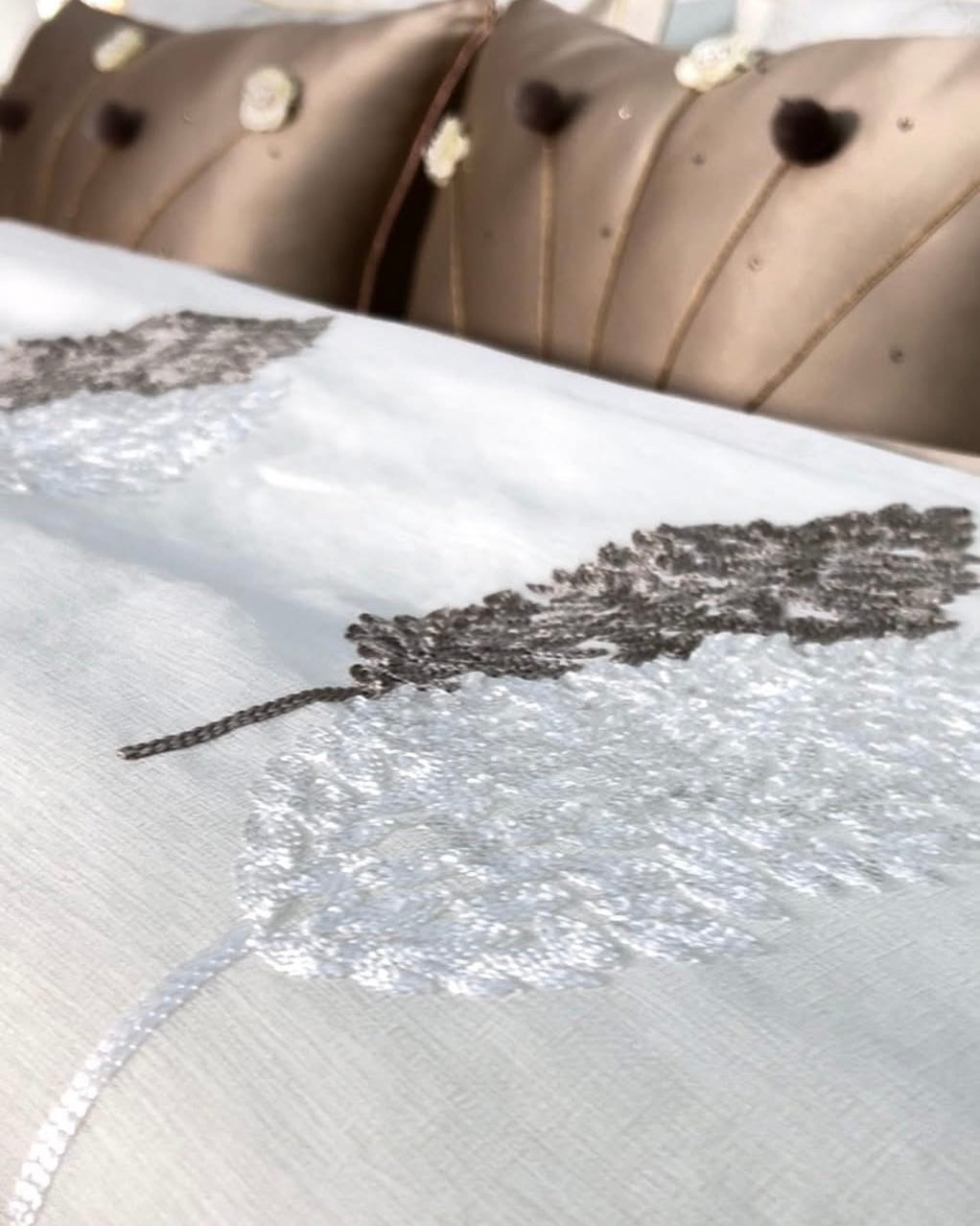 Cache couette de luxe